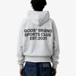 Gods® Brand Sports Club Hoodie Melange