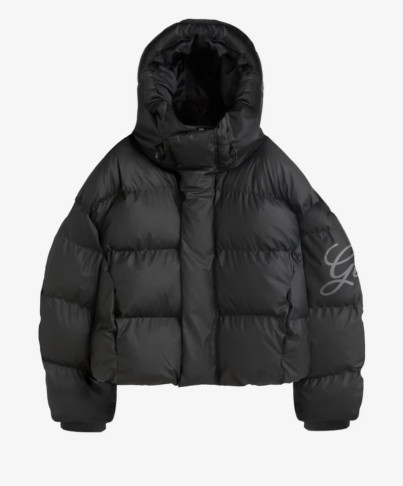 puffer negro del puffer negro del